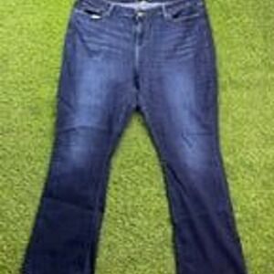 Signature Levi's 285 Jeans Mens W35 L32 Straight Fit Dark‎ Wash Denim VTG